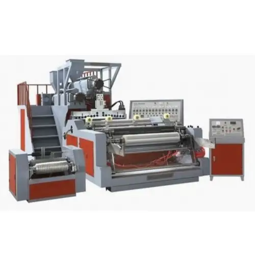 Double layers stretch film making machine