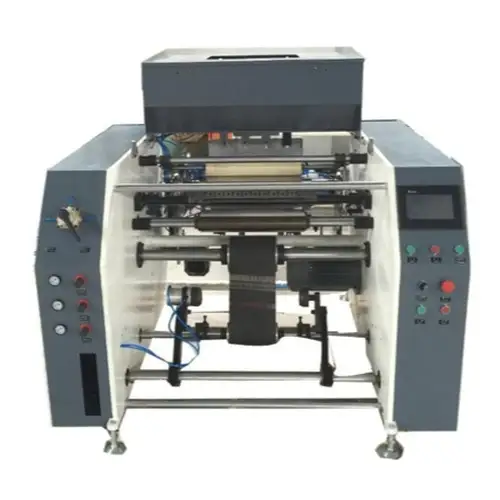 PVC cling film rewinding