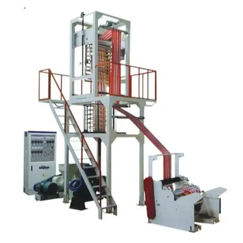 Polythylene double colors blown film extrusion