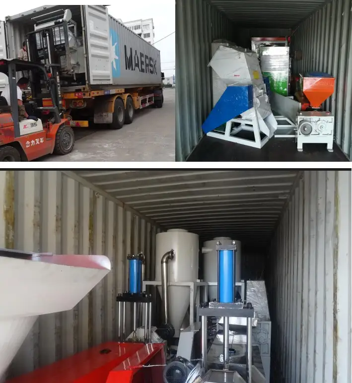 Wind Cooling Plastic Recycling Machine china