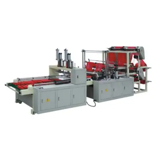 four lines T-shirt bag making machine