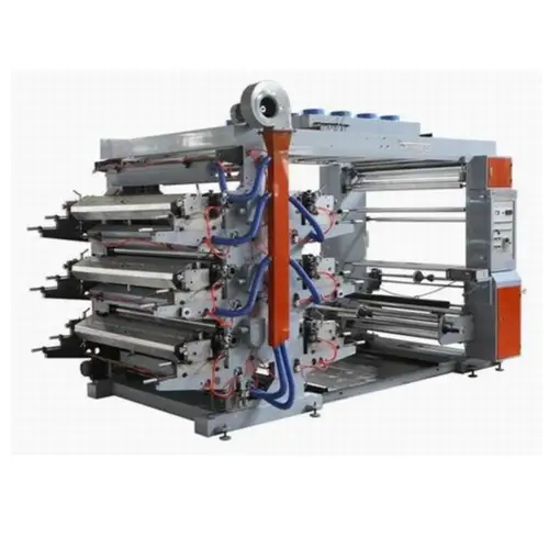 six colors flexographic printing machine